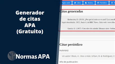 citar en apa 6 online|Generador de citas APA gratuito [Versión 2024]